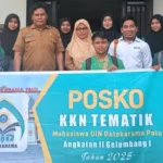 Mahassiwa UIN Datokarama di Posko KKN Tematik kelombang II 2025. (Foto: UIN Datokarama)