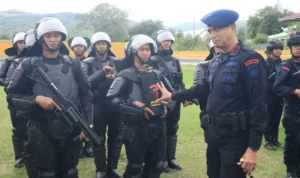 Brimob Polda Sulteng Persiapkan Diri Untuk Pengamanan PSU